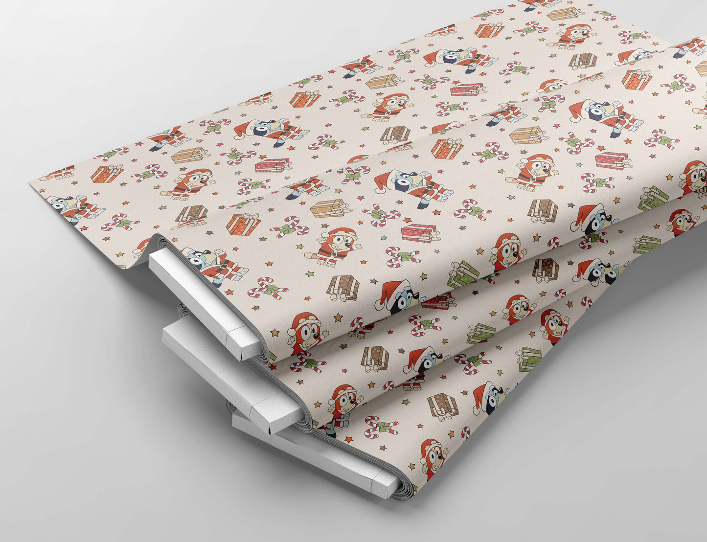 Cartoon dog and Friends seamless pattern, Christmas dog seamless, Magical seamless, Christmas design for fabric sublimation Digital download