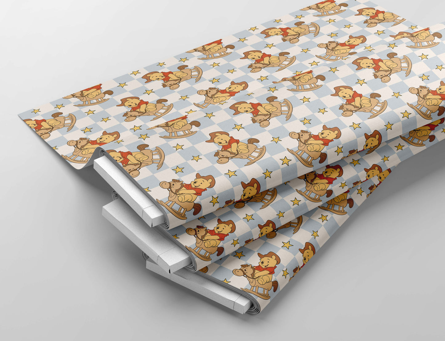 Winnie the pooh seamless pattern, western seamless, Magical seamless, Pooh seamless file for fabric sublimation, Digital download