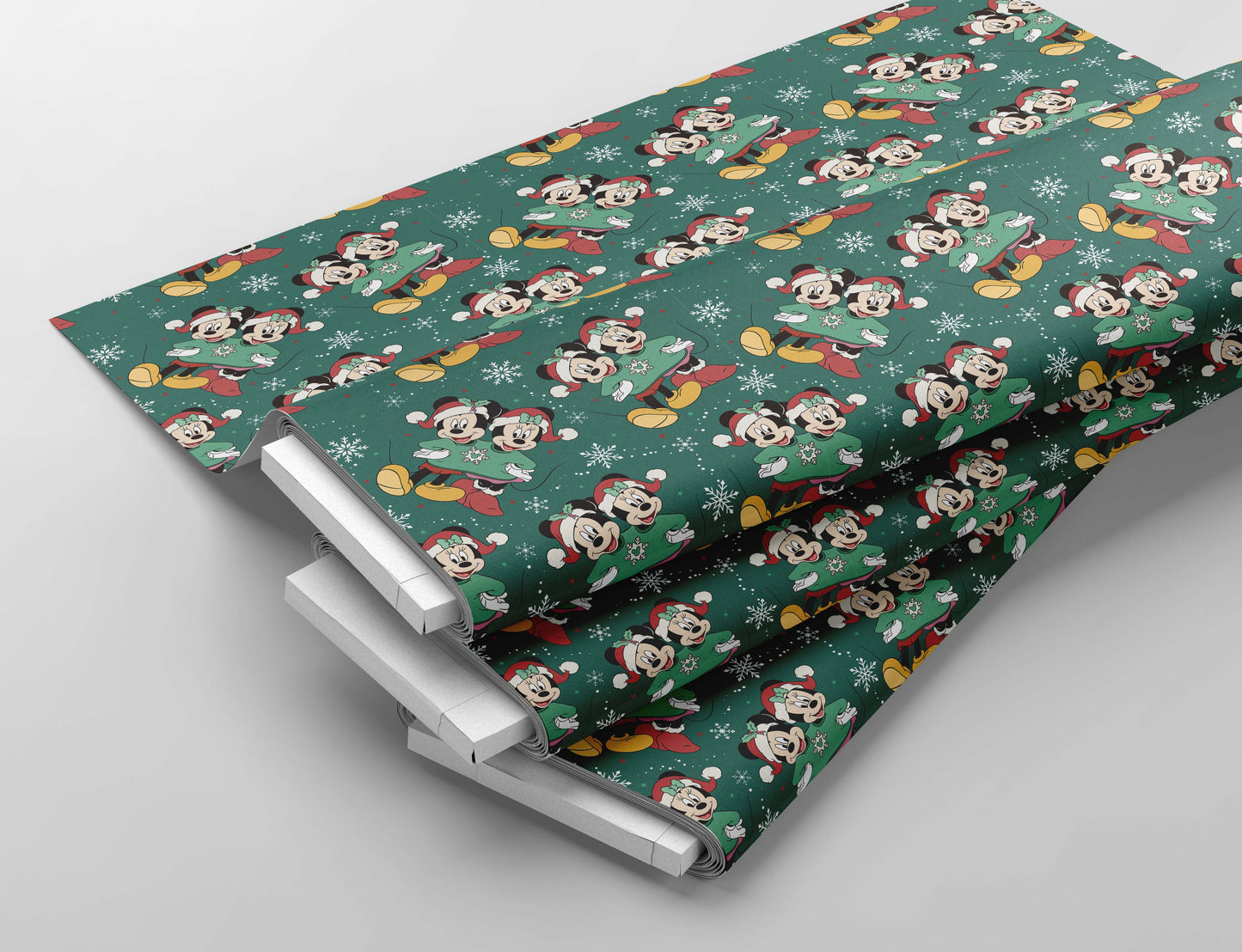 Christmas Mouse seamless repeat pattern