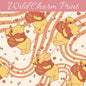 Valentines pooh groovy seamless pattern, bee mine seamless, Winnie the pooh Hearts seamless design for fabric sublimation, Digital download